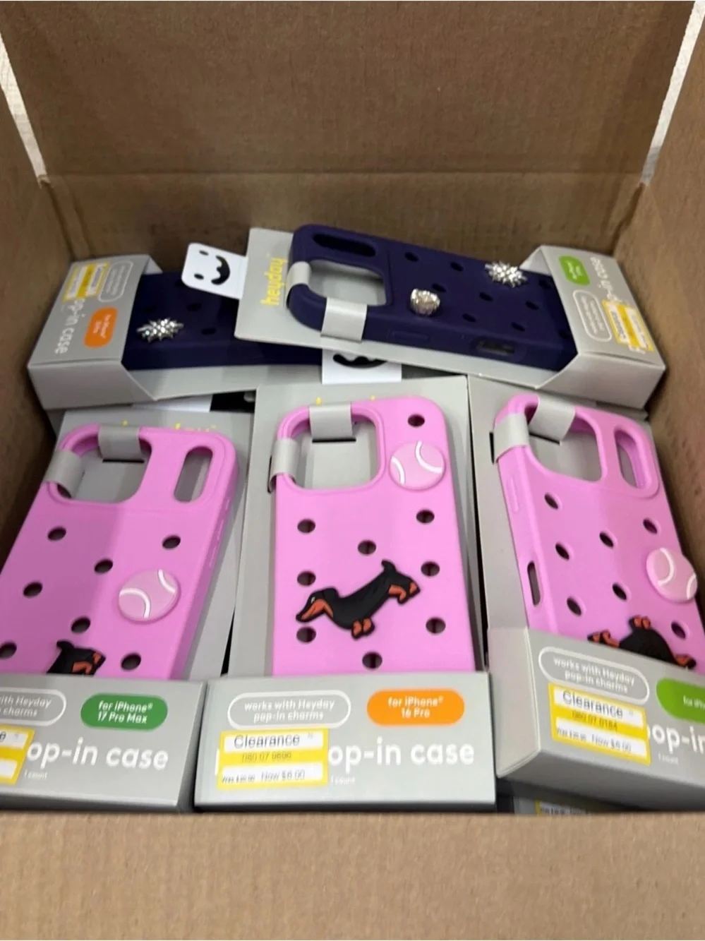 Heyday Pop-In Phone Case for iPhones RANDOM BUNDLE OF SIZES - Lot of 20